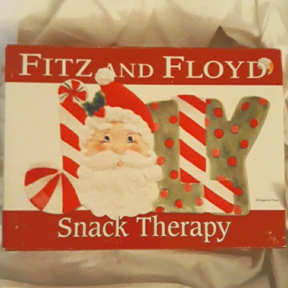 Fitz and Floyd Snack Therapy Elongated Tray